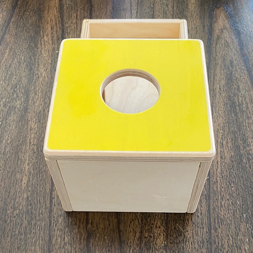 Lovevery Ball Drop Box Montessori Wooden Toy – Missing Balls Baby Development